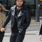 Aaron Taylor Johnson Elizabeth Premier jacket