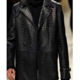 Alligator Leather Black jacket