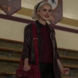 Kiernan Shipka Chilling Adventures of Sabrina Leather Coat