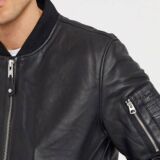 Men’s Premium Leather jacket in Black