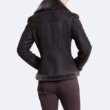 Black Stylish Shearling jacket