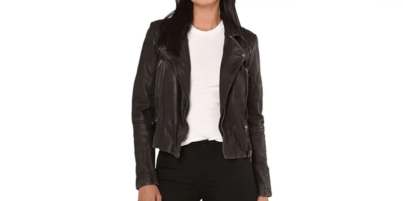 Cargo Biker Leather Jacket