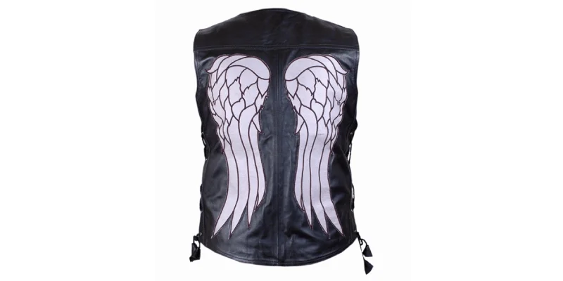 The Walking Dead Daryl Dixon Angel Leather Vest